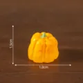 Miniatura calabaza de resina adorno DIY micropaisaje figurita decoracion 1.8cm de ancho - 42# Calabazas luminosas
