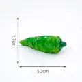 Miniatura pimiento verde resina estatuilla accesorio juguete micro paisaje DIY 1.7x5.2cm - #40 Pimiento largo