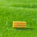 Mini hars gele houten boomstam figuur voor DIY miniatuur landschap tuin decoratie accessoire - #23 Nieuw hek nr. 2 (tweerichtingsverbinding)