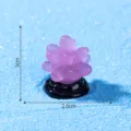 Mini Figura de Coral Luminoso Adorno de Resina Púrpura para Pecera Paisaje de Bricolaje - No. 9 Grande