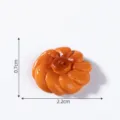 Kleine Simulations Harz Lebensmittel Figur DIY Kühlschrankmagnet Mikrolandschaft Dekor - 19# Frittierte Zucker-Reisbällchen, Groß