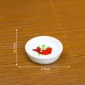 Miniatura ceramica piatto pesce casa delle bambole miniatura fai-da-te accessori decorazione - 2.5cm