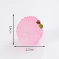 Miniatura resina lichi fruta simulacion juguete DIY micro paisaje decoracion 2.6x2.7cm - 16# lichi
