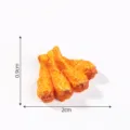 Miniatur frittierte Garnele Harz Modell DIY Handwerk Kühlschrankmagnet Zubehör 2cm - 23# Kuruma-Garnele, groß