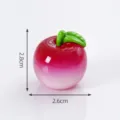 Miniatura simulación manzana roja resina adorno micro paisaje accesorio DIY 2.8cm tamaño - Nº 51 Cereza