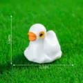 Mini Halloween Geist Ente Figur Harz Ornament für Mikro Landschaft Desktop Dekoration - Nr. 1 Gespenster-Ente