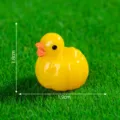Kleine gelbe Ente Harz Figur Mini Halloween Kürbis Schreibtisch Dekoration DIY Zubehör - Nr. 2 Gelbe Kürbis-Ente