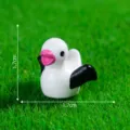 Miniatur Harz Ente Figur DIY Landschaftsdekoration kleine niedliche Mini-Deko 1.7cm - Nr. 3 Fledermaus-Ente