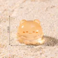 Miniature figurine de méduse chat lumineuse pour micro-paysage aquarium déco DIY - Orange (#2)