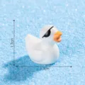 Mini pirate duck resin figurine cute micro landscape beach DIY desktop ornament 1.7cm - No. 4 White Pirate Duckling