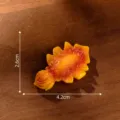Mini ρητίνη ψημένο καλαμάρι φαγητό γούρι DIY κλιπ μαλλιών μαγνήτης ψυγείου μινιατούρα - Ψητό Καλαμάρι (4#)
