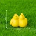 Petite figurine d'oiseau jaune en résine décoration micro paysage mousse jardinage bricolage mignon. - 5# Bébé oiseau