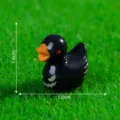 Mini black Halloween ghost duck figurine DIY micro landscape tabletop resin decoration ornament - No. 6 Grimace Duck