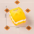 Miniature resin bear sandwich cookie model cute DIY dollhouse food toy kitchen decoration accessory - 4# Sandwich Pie
