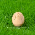 Mini ornement d'œuf craquelé en résine pour micro paysage de mousse décoration de jardin. - 8# Œuf d'oiseau