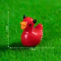 Miniature devil duck figurine Halloween micro landscape DIY desktop decoration props 1.7cm - No. 7 Devil Duck