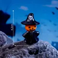Mini figura de calabaza bruja de Halloween, accesorio de decoración micro paisaje. - Calabaza Fantasma