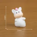 Mini cute cartoon animal figurine desktop ornament micro landscape decoration item - 2# Ox