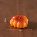 Mini zucca artificiale in resina micro paesaggio accessorio per molletta per capelli DIY - 2# Zucca arancione