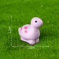 Schattige roze dino miniatuur figuur hars microlandschap DIY desktop decoratie ornament - Dinosaurusparadijs (10 modellen) / H 2.7cm x L 2.6cm / 5# Diplodocus
