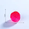 Mini resin fruit charm for DIY micro landscape accessory, strawberry red cute 1.8x1.7cm. - No. 1 Luminous Waxberry