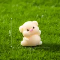 Mini resin pig figurine for moss micro landscape DIY miniature garden decoration and crafts. - No. 7 Piglet