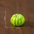 Miniatura zucca verde in resina accessorio molletta per capelli micro paesaggio de - 4# Zucca verde