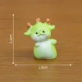 Cute green monster mini figurine resin craft desktop car decoration 3.3x2.8cm item - Dragon