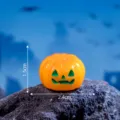 Mini decoración de calabaza de Halloween, bonita figura de calabaza de resina para micropaisaje. - Calabaza Naranja Pequeña