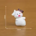 Cute miniature animal figurine resin craft cartoon desktop ornament for car decor and DIY display - Horse