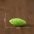 Miniatur Simulationsgemüse Bittermelone DIY Kunstharz Deko Zubehör Ornament Artikel - 8# Bittergurke