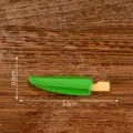 Miniatur gruenes Okra Essen Spiel DIY Zubehoer, realistisches Kunstharz Mikro Landschaft Teil. - Okra