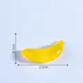 Mini platano amarillo de resina micro paisaje accesorio muneca manualidades decoracion - 10# Plátano único luminoso