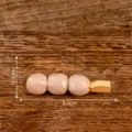 Miniatur Dango Spieß Deko Spielzeug, rosa Harz DIY Zubehör, süße Mikro Landschaft Requisite. - Garnelenpaste