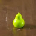 Mini grüne Kürbis Figur DIY Haarspange Zubehör Mikro Landschaft Dekoration 2.5x2cm. - 11# Zucchini