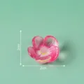 Pink resin flat flower charm 2cm, DIY cute craft phone case decoration accessory. - No. 17 Pink Peach Blossom