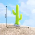 Mini simulation cactus plante grasse micro paysage DIY decoration en resine figurine 4.6cm - 4# Grand cactus de couleur claire