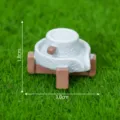 Miniatura macina in pietra ornamento per casa delle bambole fai da te micro paesaggio - 4# Macina