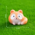 Mini resin animal figurine desktop ornament moss micro landscape DIY accessory 1.5x2.3cm - Cat