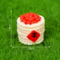 Miniature maison de poupée seau d'œufs de poisson décor DIY micro paysage taille 1.8cm - 6# Sac de grains