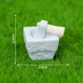 Miniature mortier en pierre maison de poupee DIY decoration micro paysage cuisine rurale 2cm - 7# Bassin à piler