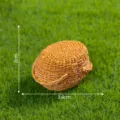 Miniatur geflochtener Korb Harz Figur DIY Mikrolandschaft Puppenhaus Dekor Zubehör. - Nr. 8 Geflochtener Bambuskorb