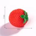 Mini resin raspberry strawberry DIY craft accessory cute micro landscape fridge magnet ornament - Large Red Raspberry