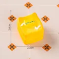 Miniatuur hars brood kat speelgoed DIY ambacht decoratie schattig dessert figuur 2.6cm - 13# Wentelteefje