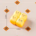 Mini hars dier dessert brood miniatuur DIY accessoire schattige bureau decoratie item - 15# Honingbroodje
