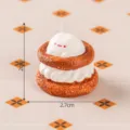 Miniatuur simulatie dessert brood figuur met schattige dierendecoratie voor knutselen. - 16# Gevulde cake