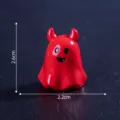 Mini figura fantasma rojo Halloween micro paisaje resina adorno espeluznante decoracion - 14# Fantasma rojo grande