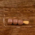 Miniatur Dango Essen Anhänger DIY Harz Simulation Bastelspielzeug Zubehör Modell 3.3cm - Fleischbällchen