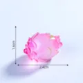 Miniatura figura de fruta de dragon de resina para manualidades micro paisaje, 2.4cm. - 21# Fruta del dragón luminosa