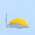 Mini plátano amarillo de resina dije lindo accesorio decoración micro paisaje figura - 10# Un plátano